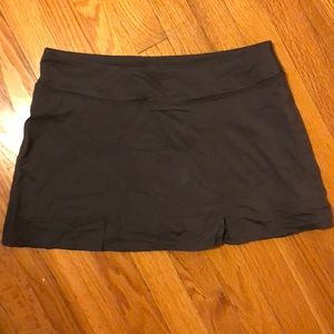 Running skirt with shorts underneath